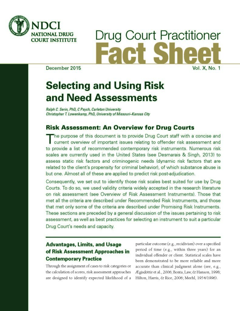 NDCI Selecting and Using Risk and Need Assessments Page 01.jpg